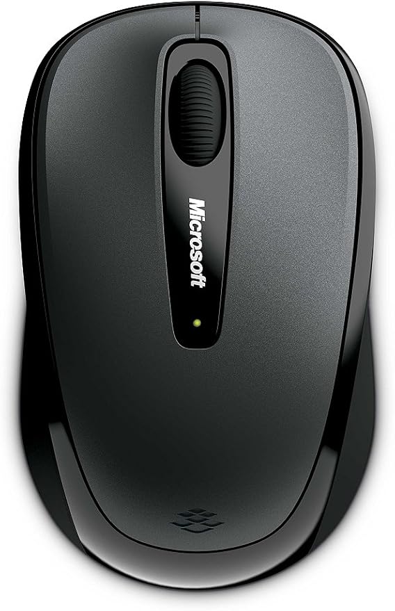 Microsoft Wireless Mobile Mouse 3500 for Business , Loch Ness Gray. Comfortable Ergonomic design, Wireless, USB 2.0 with Nano transceiver for PC/Laptop/Desktop, works with Mac/Windows Computers