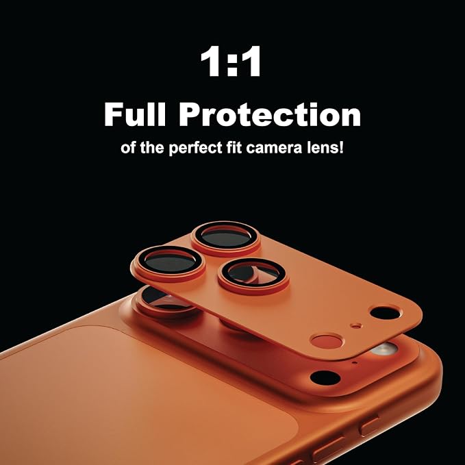 for iPhone 17 Pro Camera Lens Protector 2 Pack | Aerospace-Grade Aluminium with [ Automotive-Grade Spray Paint Craft ] | Anti-Glare Sapphire Glass | Colour-Matched Finish Pacific Blue