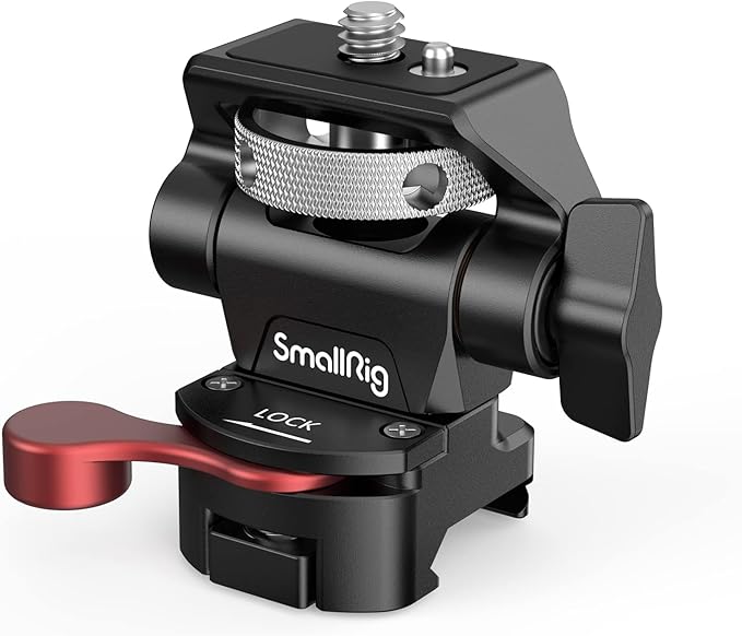 SMALLRIG Field Monitor Mount with NATO Clamp, Camera Monitor Holder for 5” and 7” Monitor, Swivel and Tilt Adjustable - 2906B