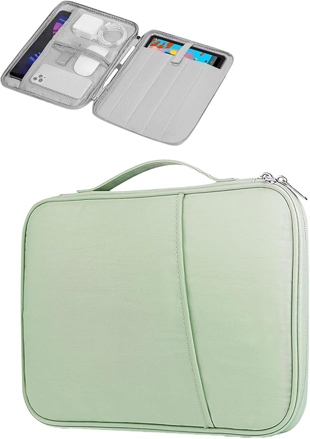 for XPPen Magic Drawing Pad 12.2 Inch Tablet Sleeve Carrying Case with Handle Water-Resistant Double-Layer Design Black
