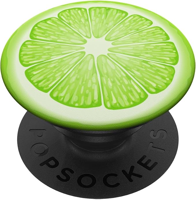 Cute Green Lime Fruit Summer Time PopSockets Adhesive PopGrip