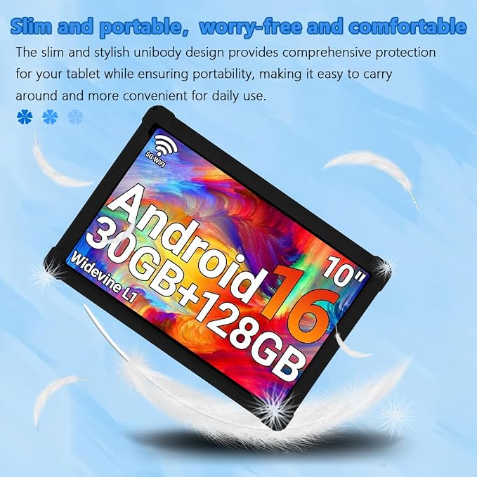 for Urao X109 Tablet CaseUrao Tablet 10 Inch Case Stand Function Multi-Angle Compatible Portable Shockproof Drop Prevention Thin Standable Shockproof Protective Cover+Shoulder Strap+Stylus