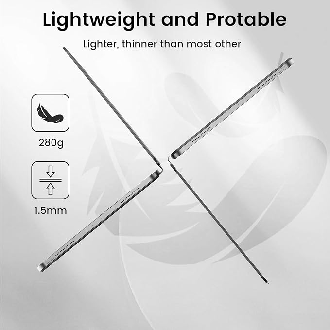 Magnetic Case for iPad Pro 11 Inch 4th/3rd/2nd Gen Black | Magnetic Attachment Support 2nd Gen Pencil Charging Slim &amp Light Folio Stand Case for iPad Pro 11'' 2022/2021/2020