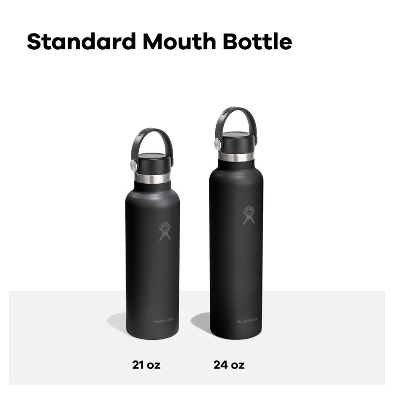 Hydro Flask Water Bottle - Insulated Stainless Steel - Non Spill, Leakproof in 24 Oz Cloud Pink