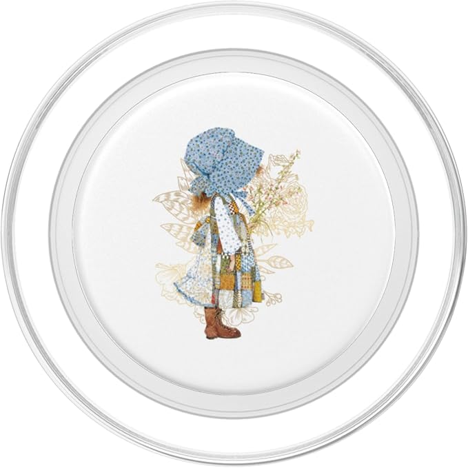 Holly Hobbie Classic Hat and Flowers PopSockets Adhesive PopGrip