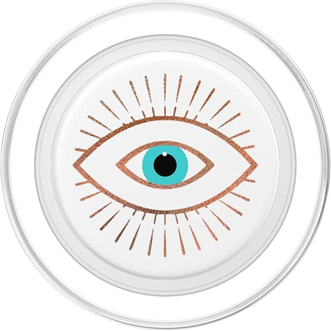 Rose Evil Eye White PopSockets Adhesive PopGrip