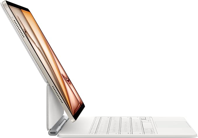 Apple Magic Keyboard: Keyboard and Case for iPad Air 13-inch (M2, M3, and M4), US English — White