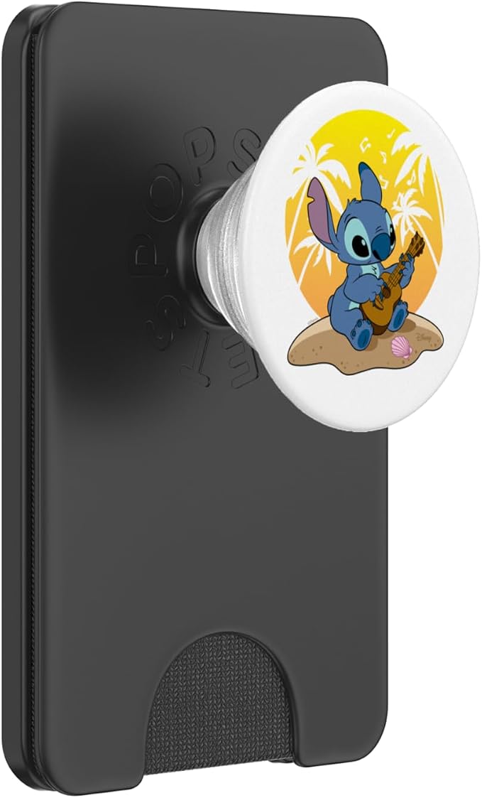 Lilo &amp Stitch - Stitch Summer Uke PopSockets Adhesive PopGrip