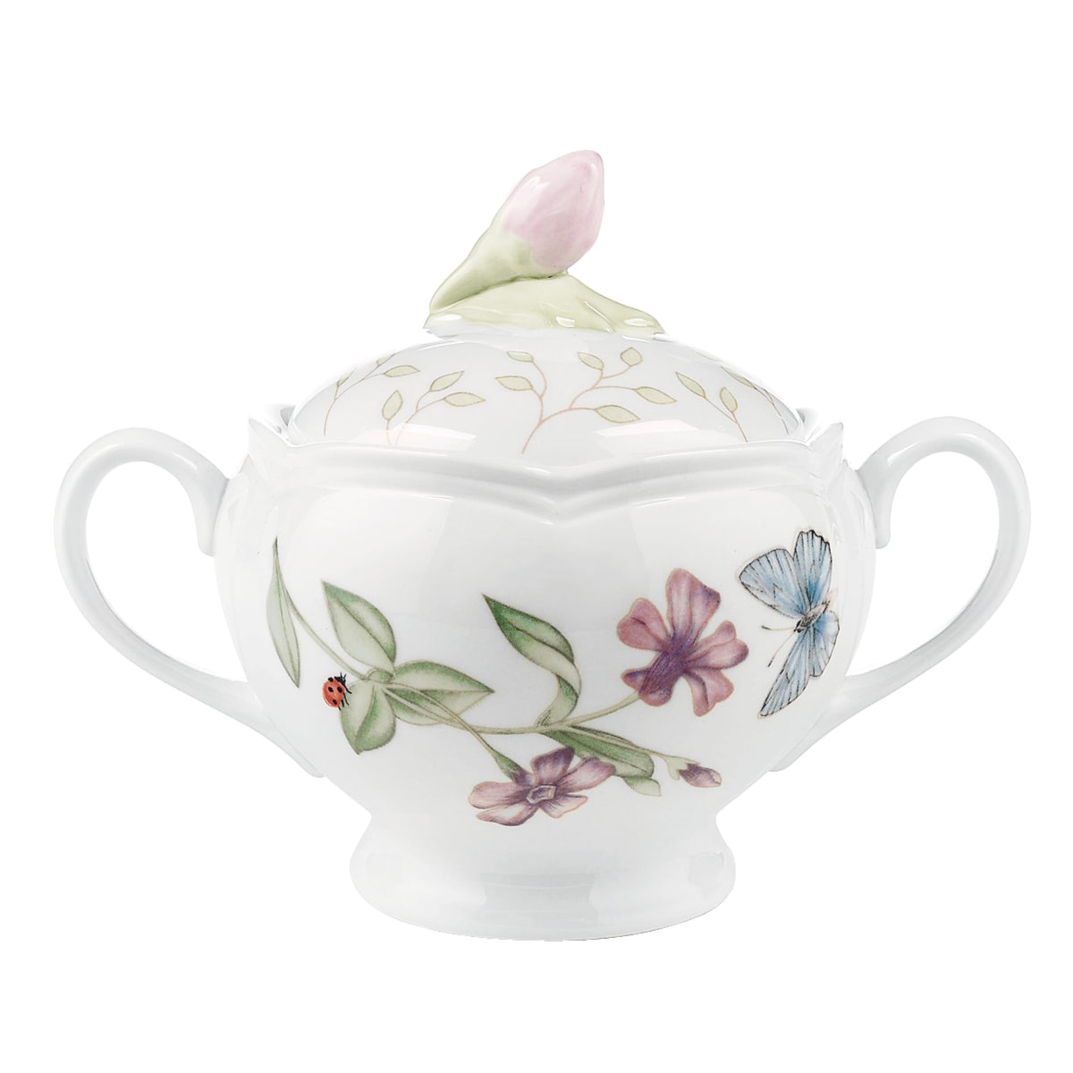 Lenox Butterfly Meadow Porcelain Teapot, 46oz
