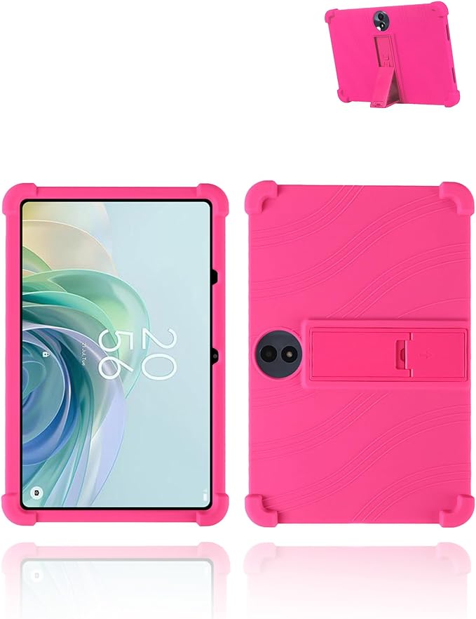 for TCL NXTPAPER 11 Plus Android 15 Gaming Tablet11.5 2.5K Ultra Clear Display Tablet Model CaseSoft Silicone Adjustable Stand Cover Lightweight Kids FriendlyBlack.