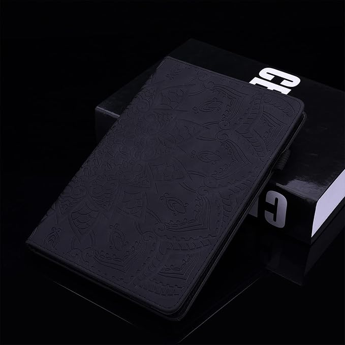 Galaxy Tab S4 10.5 2018 Case RASUNE PU Leather Card Slot Multi-Angle Stand Cover with Auto Sleep/Wake Protective Folio Case for Samsung Galaxy Tab S4 10.5 2018 Model SM-T830/T835/T837 -Black