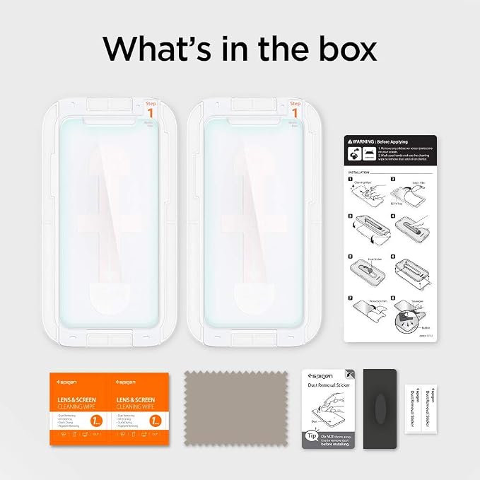 Spigen Tempered Glass Screen Protector [GlasTR EZ FIT] designed for iPhone 11 / iPhone XR [6.1 inch] [Case Friendly] - 2 Pack