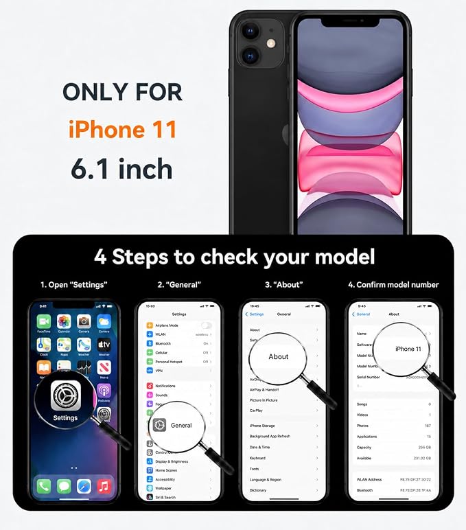 Magnetic Design for iPhone 16 CaseCompatible with MagSafe[Military Grade Drop Protection] Camera Lens Protector Cover Logo View Dust-Proof Matte Shockproof Protective CoverNavy Blue