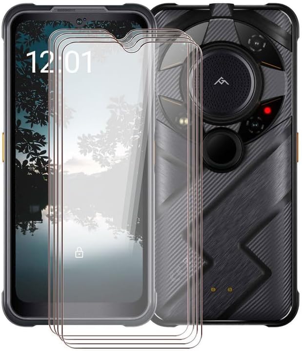 Screen Protector for AGM G2 Guardian (6.58 Inch) [4 Pack] High Clear [9H Hardness] [Anti-Scratch] [Bubble Free] Tempered Glass Screen Protective Film for AGM G2 Guardian