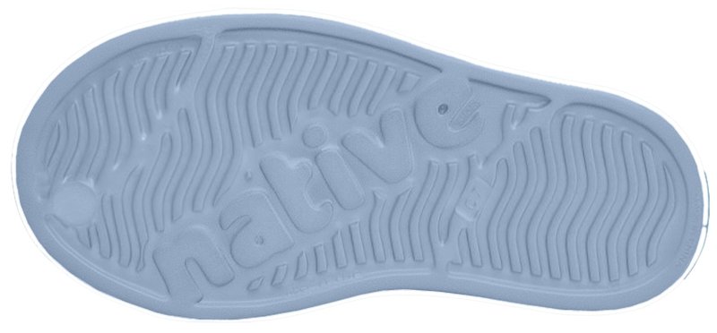 Native Shoes Unisex-Kids Jefferson Sneakers, Skyway Blue/Shell White, 2 Little Kid