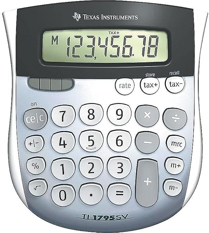 Texas Instruments TI-1795 SV Standard Function Calculator