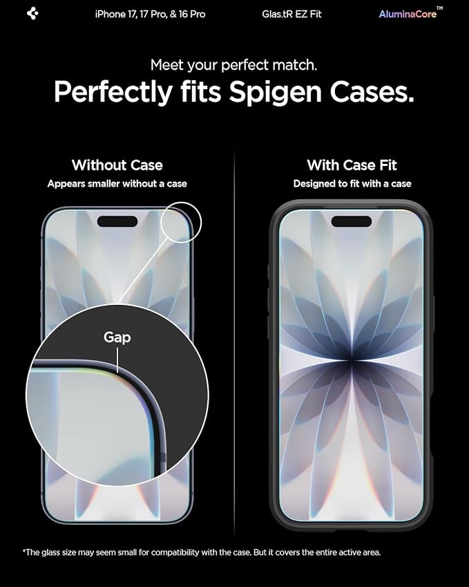 Spigen Tempered Glass Screen Protector [GlasTR EZ FIT] designed for iPhone 11 / iPhone XR [6.1 inch] [Case Friendly] - 2 Pack