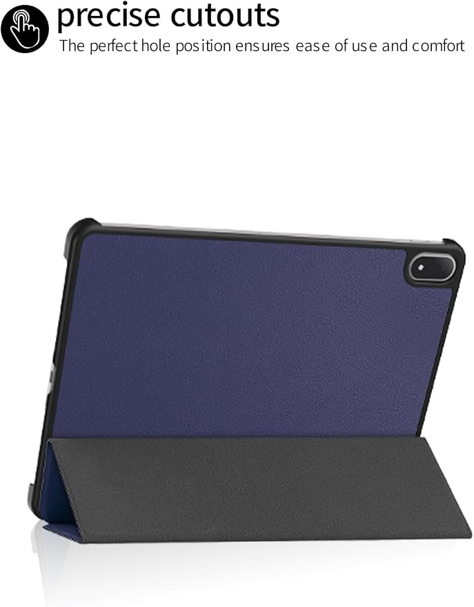 for OnePlus Pad 3 2025 13.2 Inch Android Tablet CaseBOVUGAC Folding Stand Protective Cover with Pencil Holder and Wrist StrapFull Protection Premium PUScratch Resistant(Black)