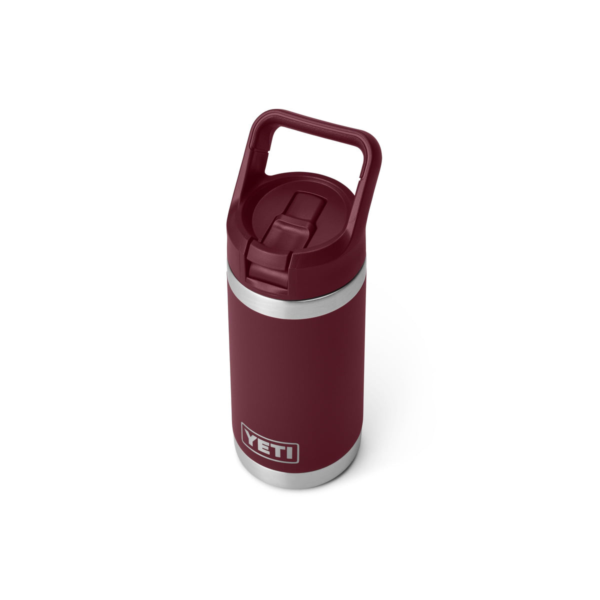 YETI Rambler Jr. 12 oz Kids Bottle, with Straw Cap, Wild Vine Red
