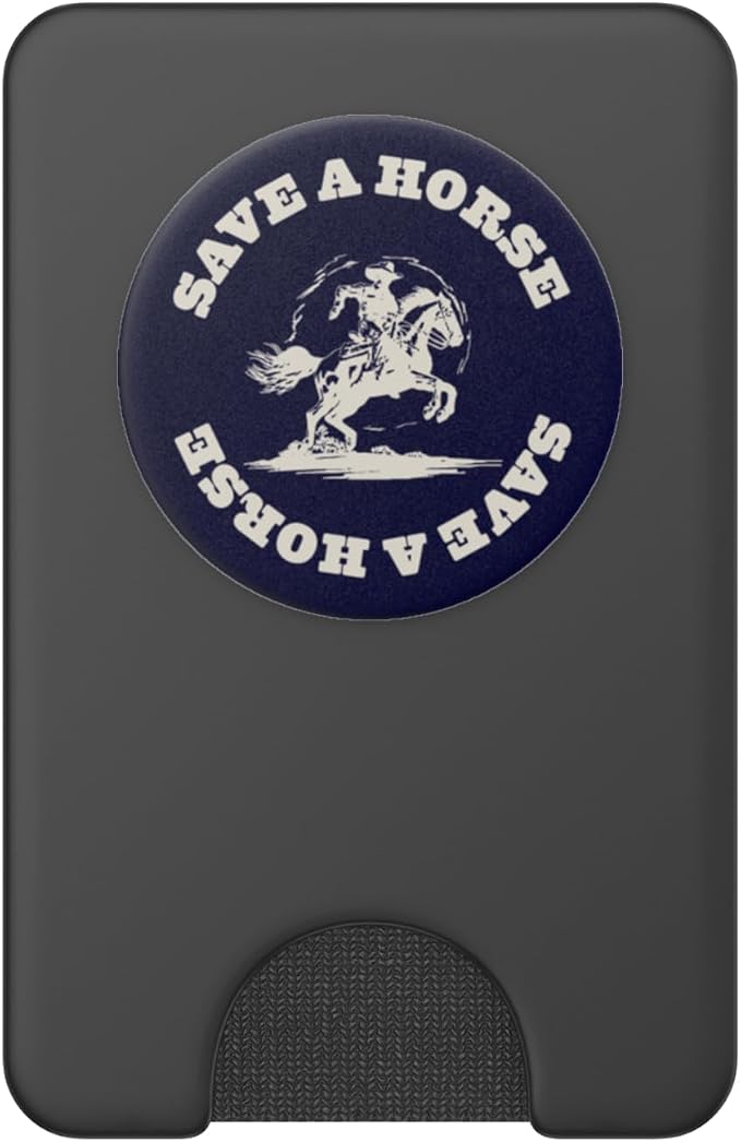 PopSockets Phone Grip with Expanding Kickstand- Save A Horse PopSockets PopWallet for MagSafe