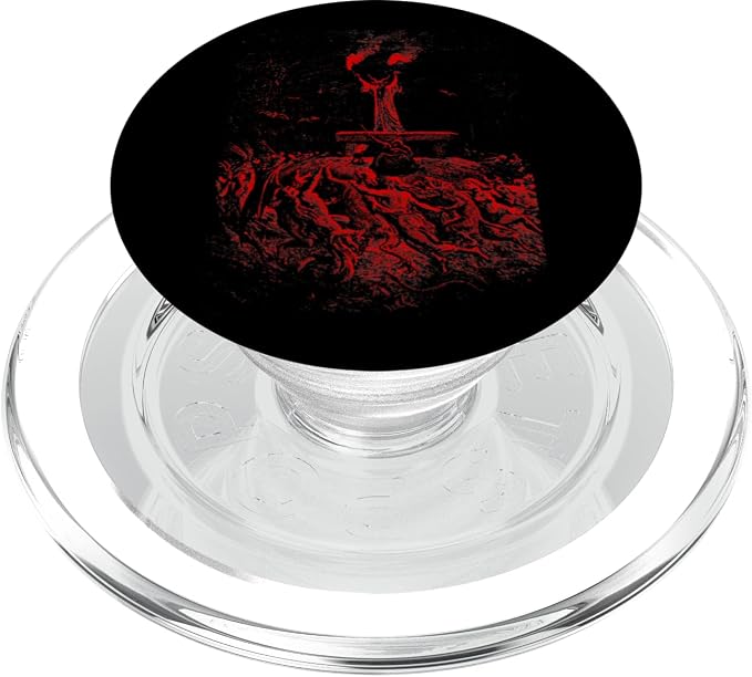 Gustave Dore Witches Dancing at a Sabbath Satan Black Metal PopSockets MagSafe PopGrip for iPhone