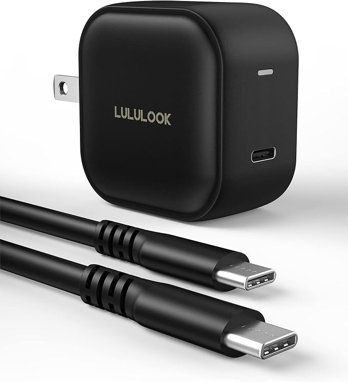 LULULOOK Mini USB C 67W USB-C Power Adapter Charger Block Type C Fast Wall Charger for MacBook Air/M1 Galaxy S22/S21 Dell XPS HP iPhone 14/Pro/Mini iPad Pro Steam Deck Laptops