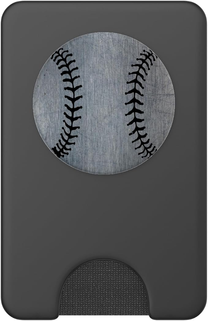 Baseball Scratched Design Phone Grip for Men and Boys PopSockets Adhesive PopGrip