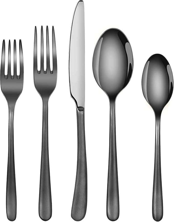 Artaste Rain II Forged 18/10 Stainless Steel Flatware 20-Piece Set