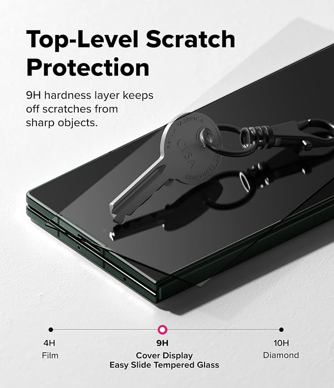 Ringke for Samsung Galaxy A35 5G Screen Protector [Easy Slide 2 Pack] | Easy Installation with Alignment Tool Case Friendly Premium 9H Hardness Tempered Glass