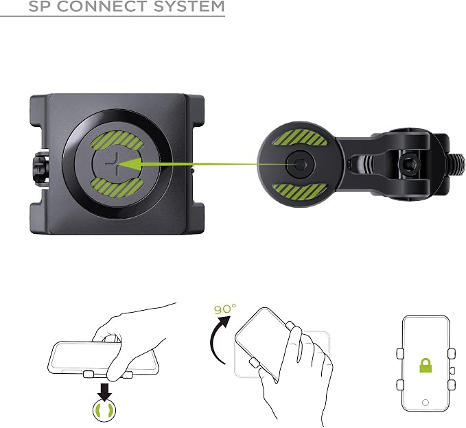SP CONNECT Bike Bundle II Clamp | Universal Phone Case | SPC +