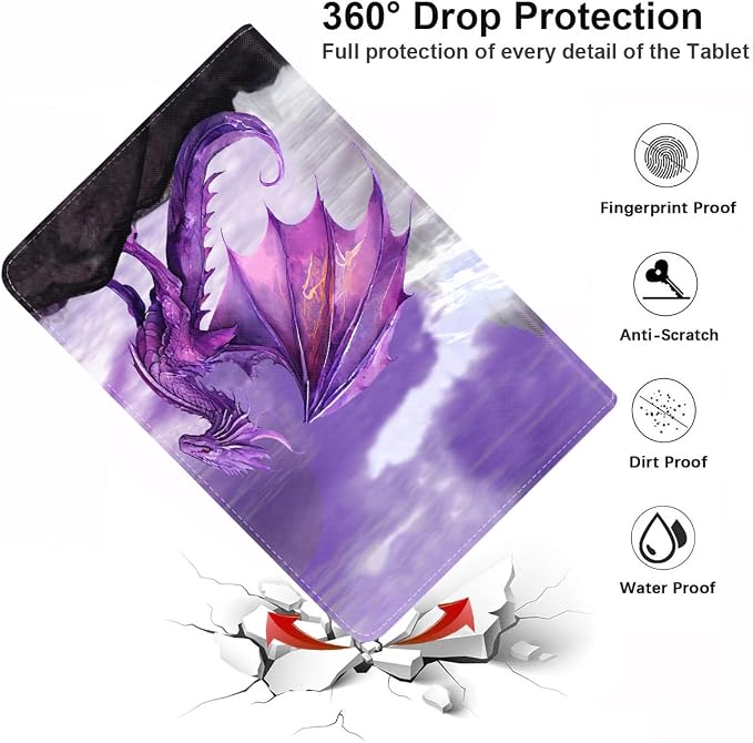 Case for Samsung Galaxy Tab S10 Lite 10.9/ S10 FE 10.9/ S9 FE 10.9/ S9 11 - Slim PU Leather Folio Smart Cover with Auto Wake/Sleep Bible Verse Philippians 4-13