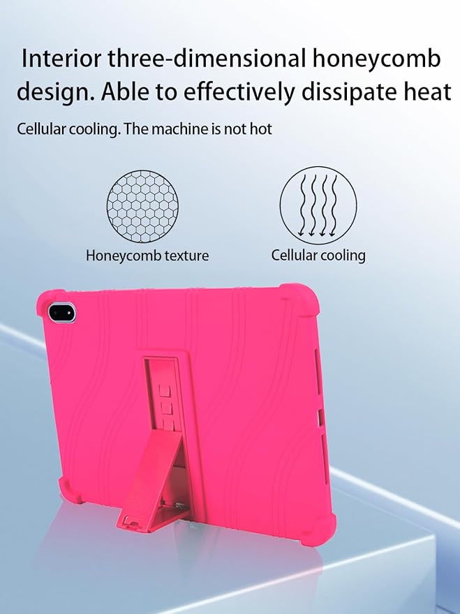 for OnePlus Pad 3 Android 15 Tablet13.2 inch Tablets CaseSoft Silicone Adjustable Stand Cover Lightweight Kids FriendlyBlack.