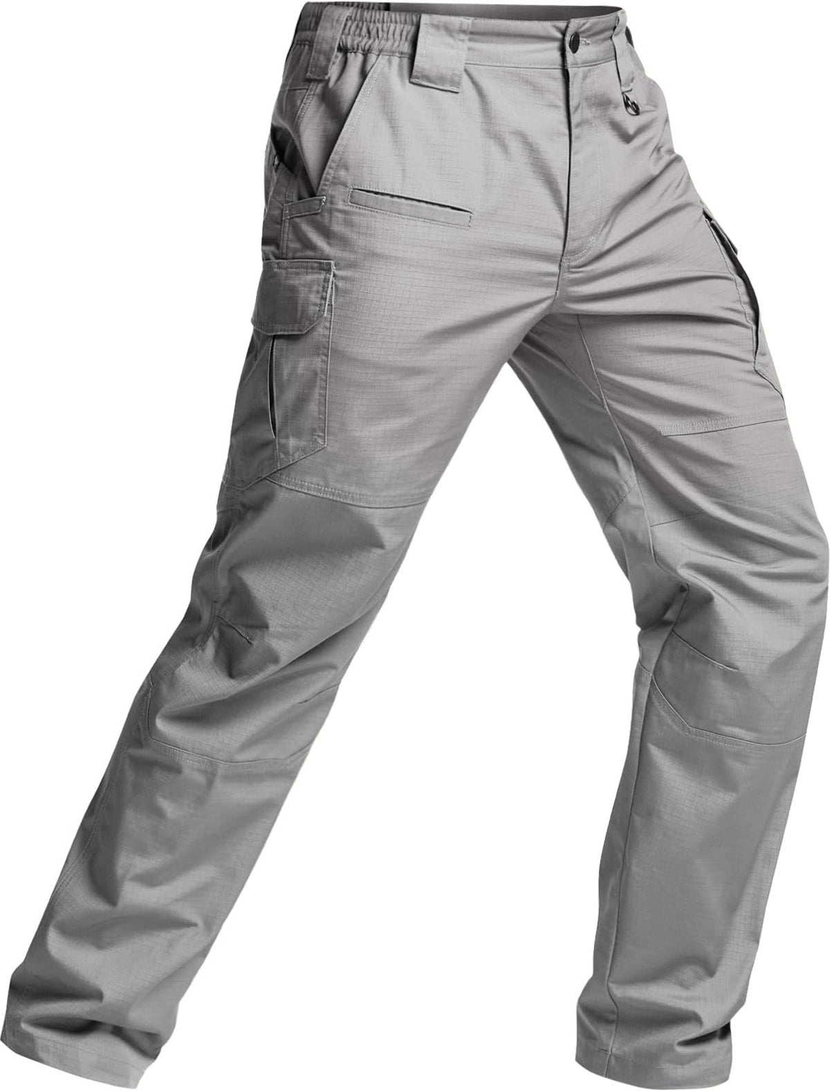 CQR Men's Tactical Pants, Water Resistant Ripstop Cargo Pants, Lightweight EDC Work Hiking Pants, Outdoor Apparel, Raider Mag Pocket Stone, 40W x 30L