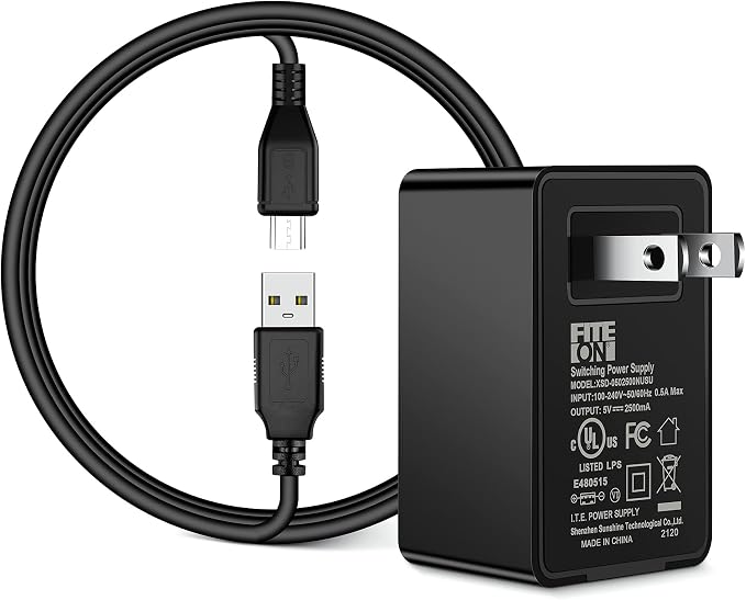 Wall Charger Compatible with Verizon-MiFi Jetpack 5510L Hotspot WiFi USB Charger with 5FT Charging Cable Cord