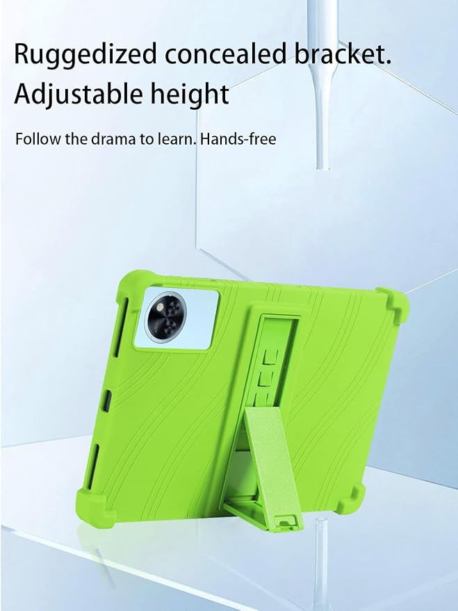 for DOOGEE U11 2025 New Tablet 11'' Android 15 Tablet Model CaseSoft Silicone Adjustable Stand Cover Lightweight Kids FriendlyBlack.