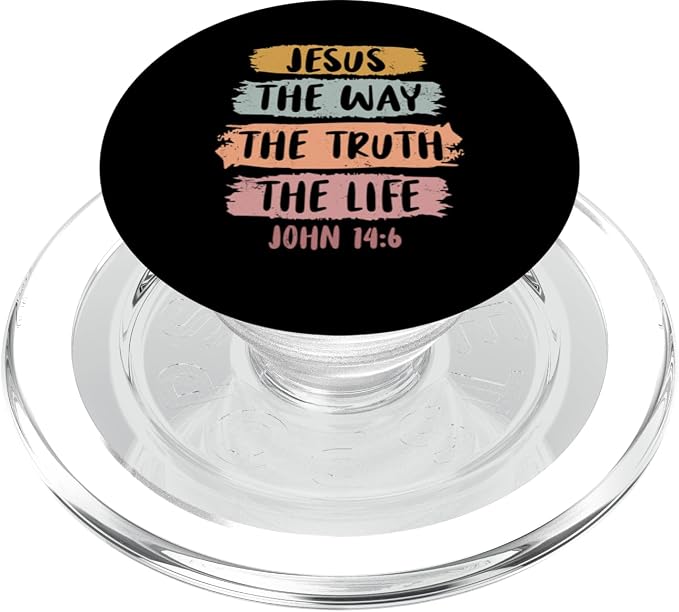 Jesus The Way The Truth The Life Christian Bible Jesus PopSockets Adhesive PopGrip