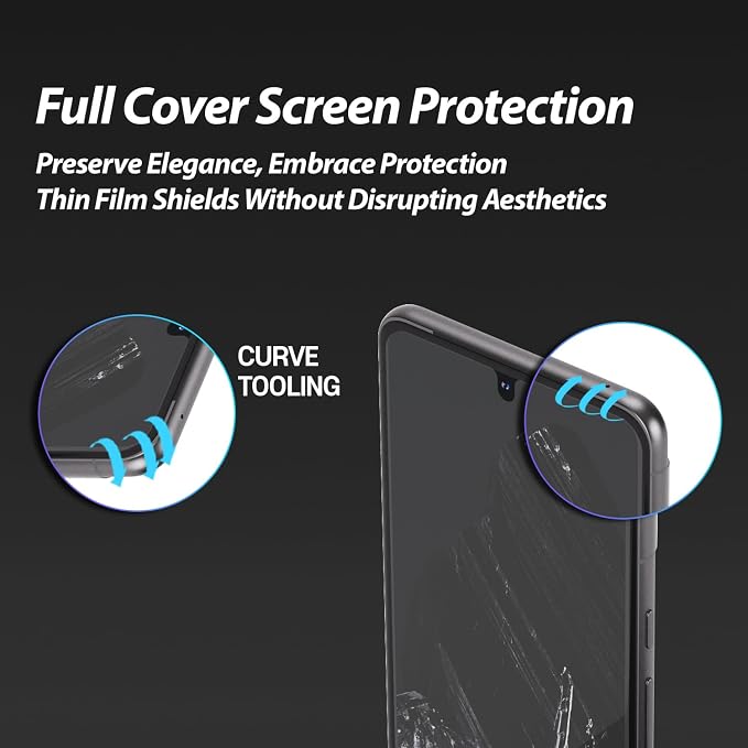 Whitestone DOME UV GEN Film [Glass-Like Film] Screen Protector for Google Pixel 8 Pro with UV Lamp [2Pack]