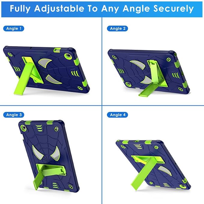 DETUOSI Case for Samsung Galaxy Tab A11+ Plus 11 2025/ A9+ Plus 2023 with Shoulder Strap 3-Layers Hybrid Heavy Duty Full-Body Shockproof4-Angles Viewing Protective Cover