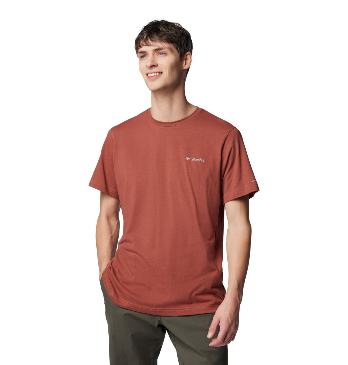 Columbia Men's Thistletown Hills Short Sleeve, Auburn Heather, X-Small