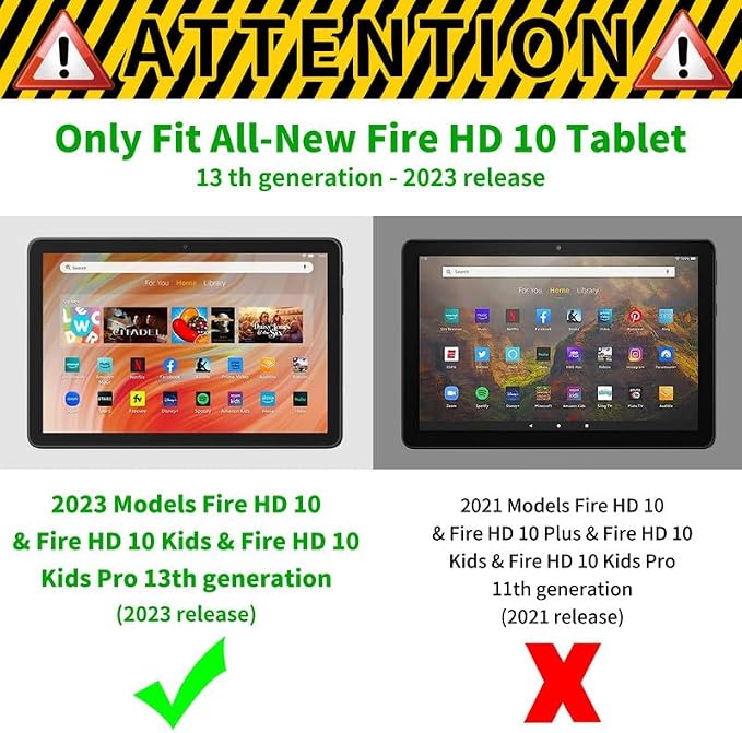 FUYOCWE for Fire HD 10 Tablet Case (13th Generation2023 Release10.1) PU Leather Multi-Angle Folding Stand Smart Flip Cover for Amazon Kindle Fire HD 10 13th Gen-Arcient Dragon