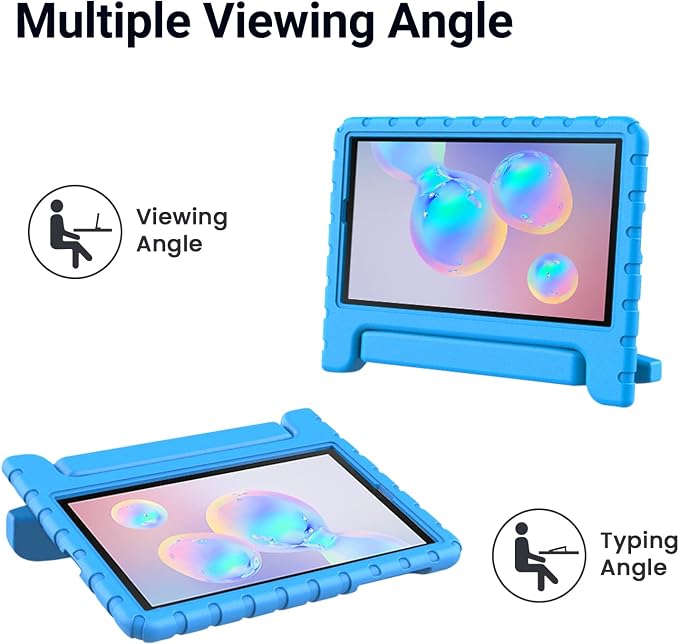 Kids Case for Samsung Galaxy Tab S6 Lite Shockproof Handle Stand Blue | Lightweight Kids Friendly EVACompatible with Samsung Galaxy Tab S6 Lite 10.4 Inch 2024/2022/2020 Release S Pen Holder