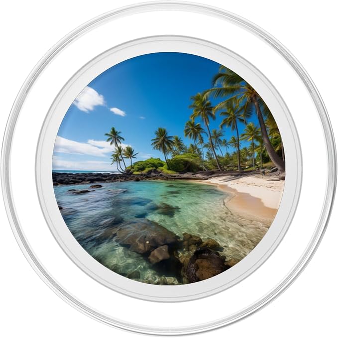 Cute Beach Themed Beach Scene PopSockets PopGrip for MagSafe