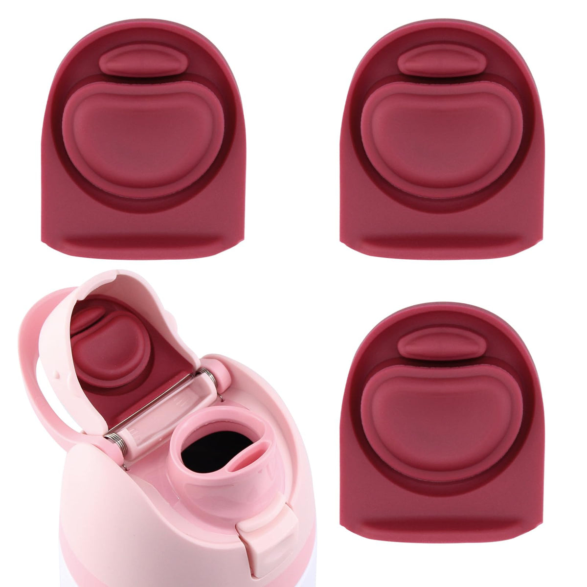 3 Replacement Rubber Stopper Seal for Owala FreeSip 16oz 24oz 32oz 40oz(F4)