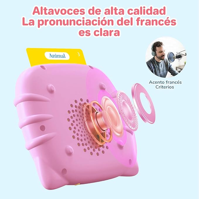 Spanish & English Talking Flash Cards for Toddler, 510 Sight Words Learning Toys, ABC & Numbers Educational Montessori Toys, Speech Therapy Toys, Children's Sensory Preschool Learning Birthday Gifts