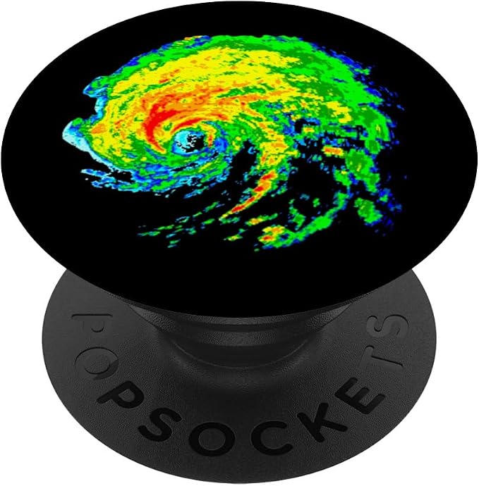 Meteorologist Storm Chasing Weather Radar Image PopSockets Adhesive PopGrip