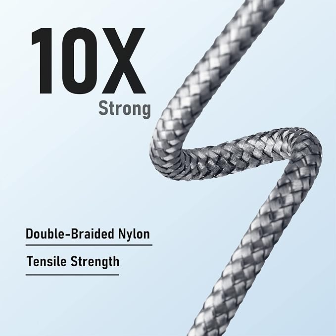 iPhone Charger Cable 6FT USB to Lightning Cable 3Pack Braided USB iPhone Charger Fast Charging Cable iPhone Cord Compatible with iPhone 14/13/12/11/Pro/Max/Mini/X/Plus/8/7/6/5S/SE/Plus/iPad and More