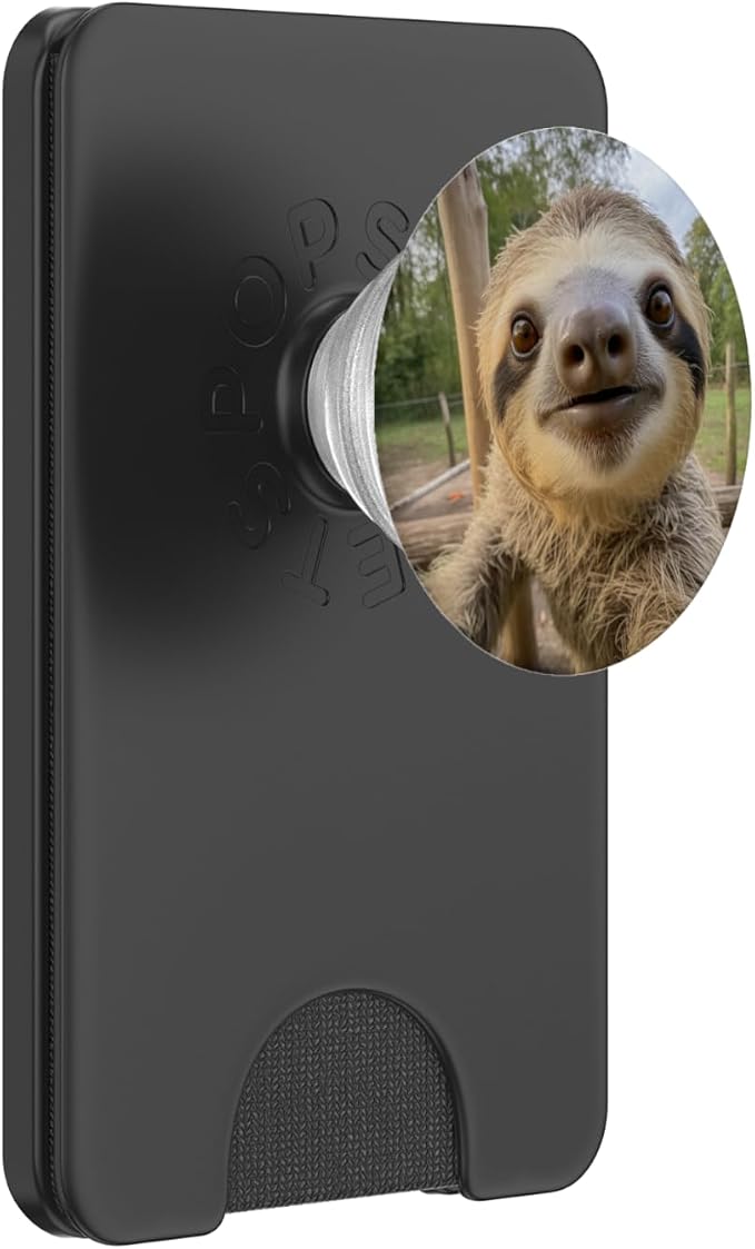 Funny Sloth Selfie PopSockets PopGrip for MagSafe