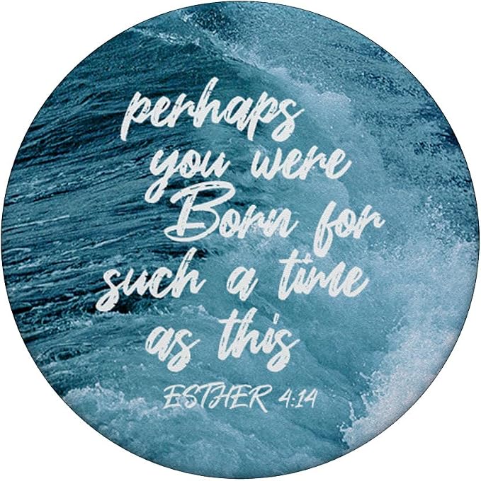 Esther 4:14 Bible Verse Cool Religion Faith Christian Gift PopSockets Adhesive PopGrip