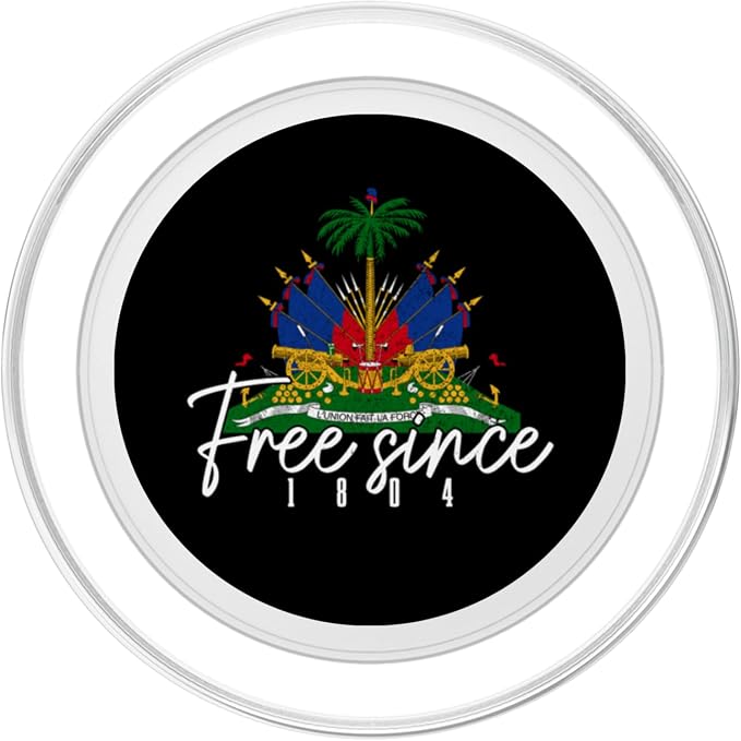 Haiti Haitian Flag Caribbean Souvenir PopSockets PopGrip for MagSafe