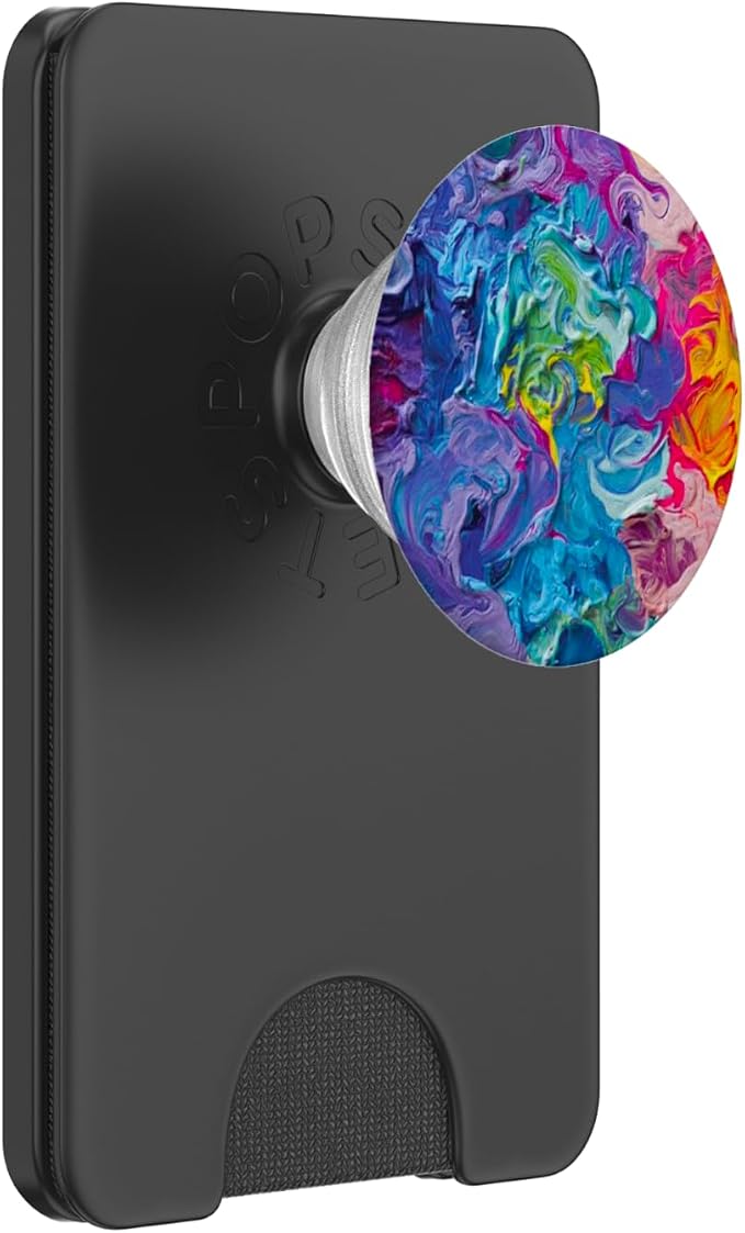 Artist Palette Paint Abstract Bright Colors Design PopSockets Adhesive PopGrip